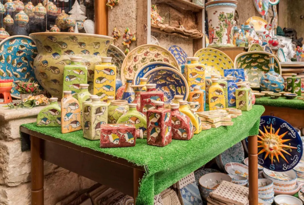 Traditional Sicilian handmade ceramics